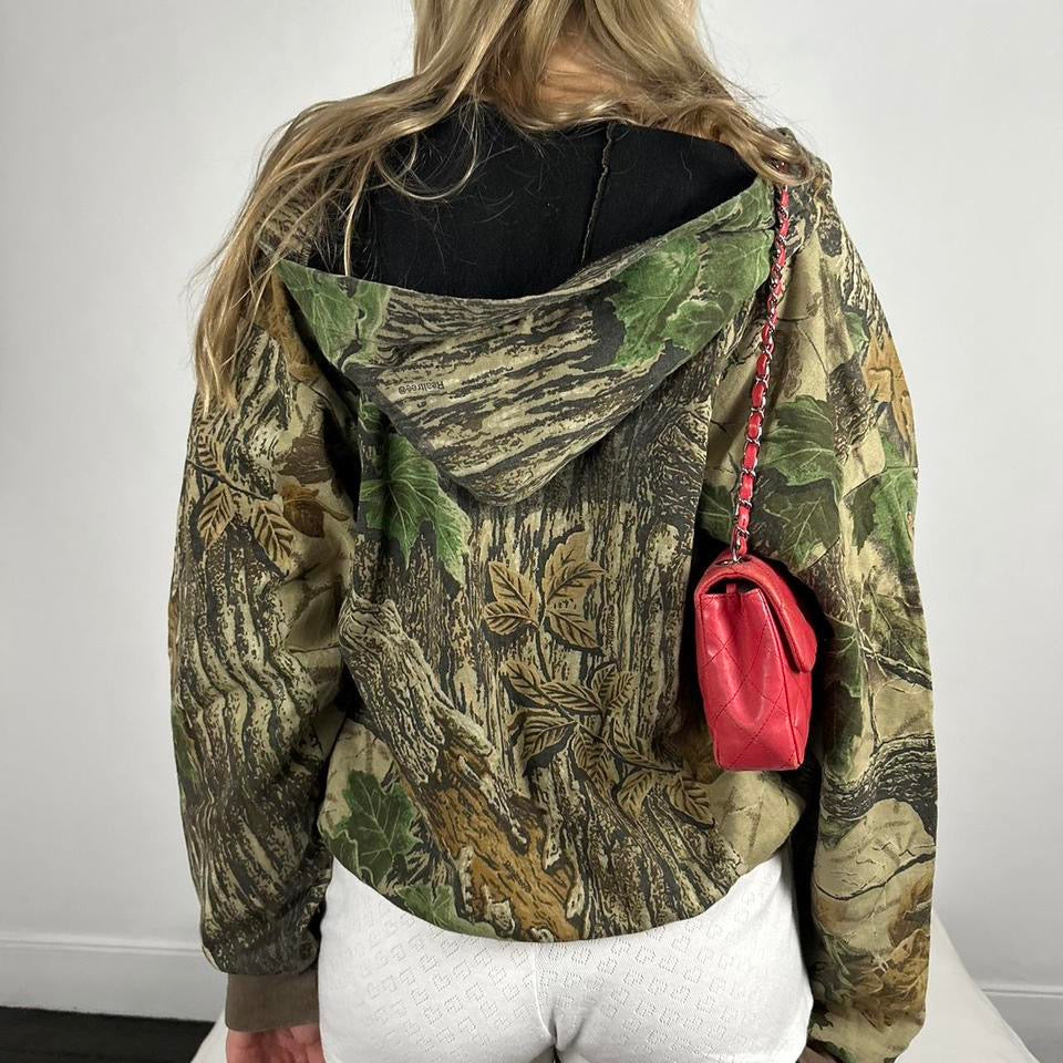 Vintage 90’s camouflage hoodie