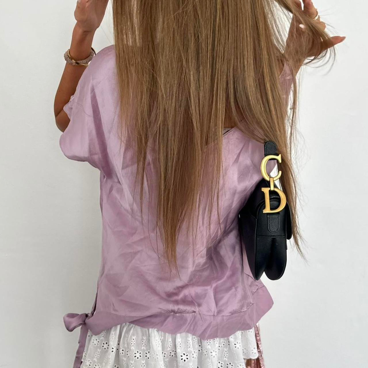 Vintage 00s lilac boho top