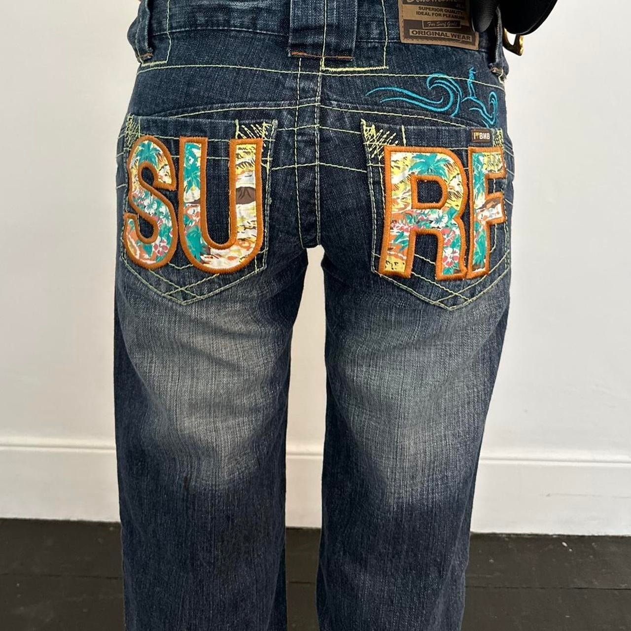 Vintage iconic surf girl jeans 🩵