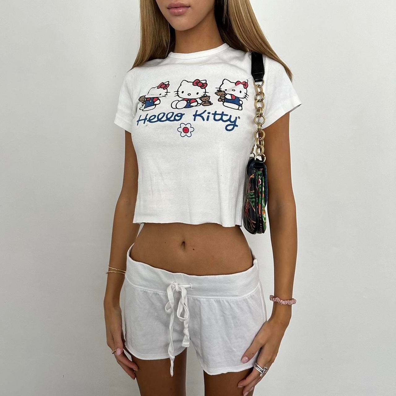 Vintage 90’s Hello Kitty white baby tee