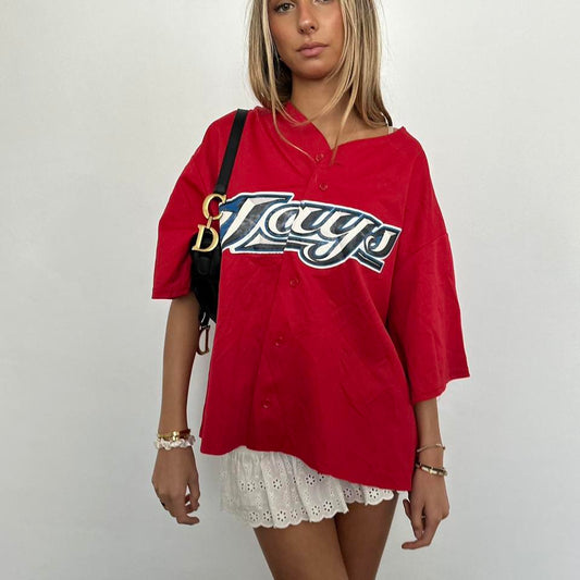 Vintage 90’s Jay’s red baseball jersey