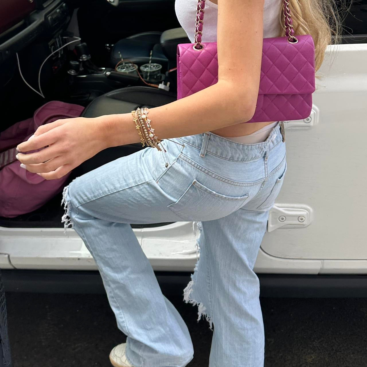 Vintage Roberto Cavalli 2000’s low rise jeans