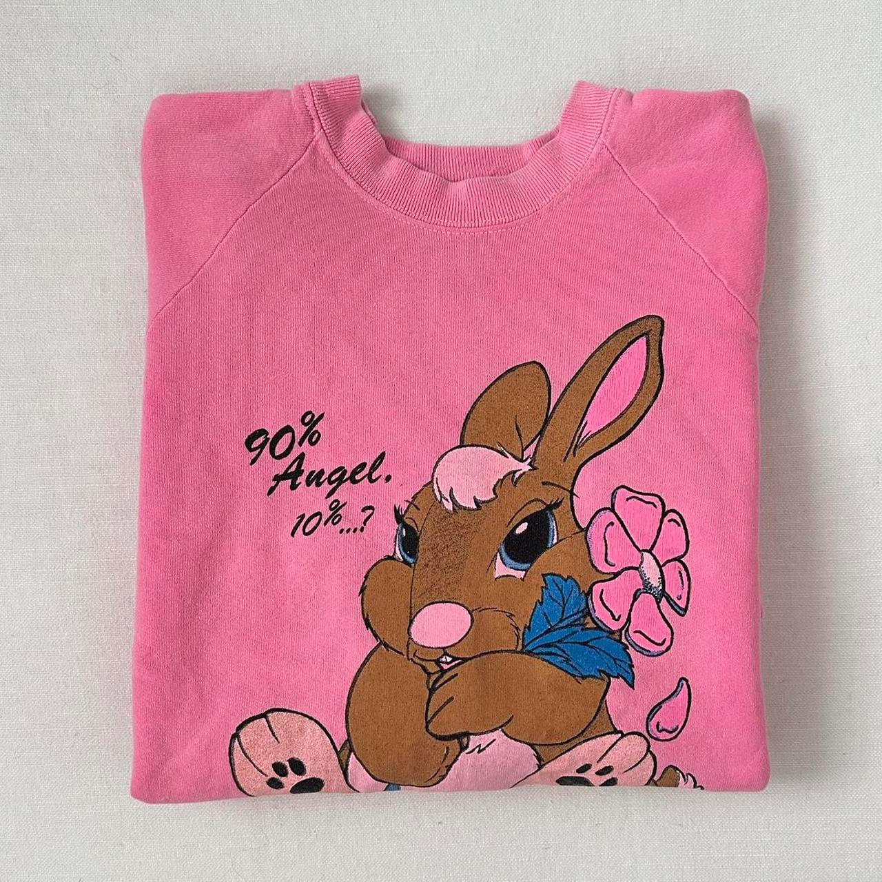 Vintage 90’s pink bunny sweatshirt