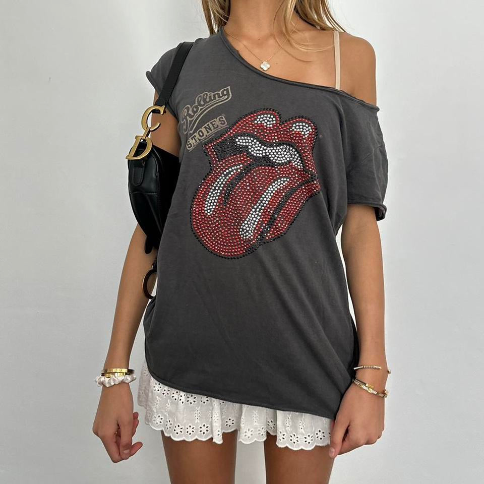 Vintage 2000’s Rolling Stones grey top