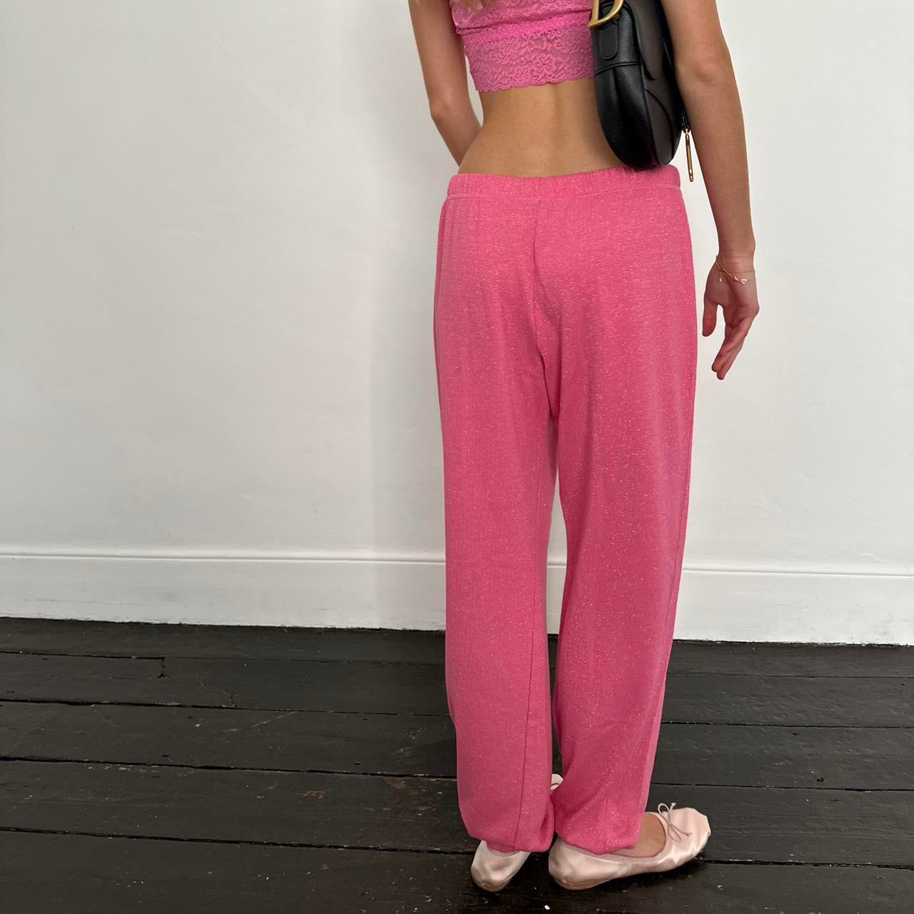 Vintage 2000’s Peace pink graphic sweatpants