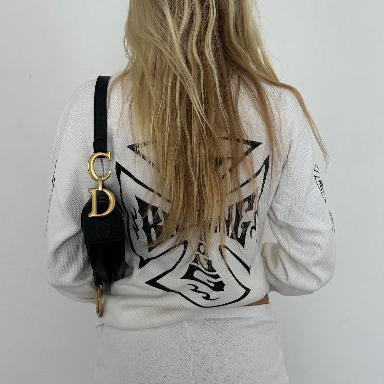Vintage 90’s Billabong white waffle long sleeve top