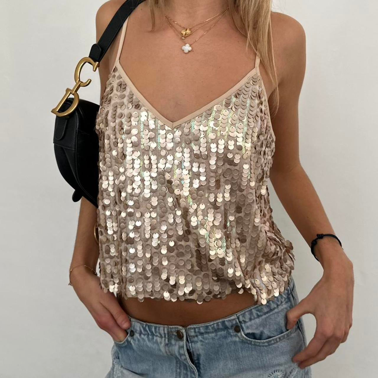 Vintage 90’s sequin camisole top