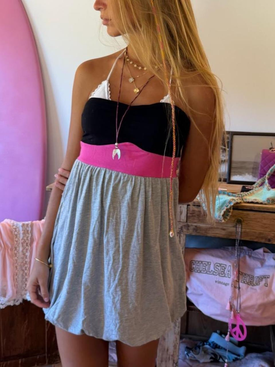 Vintage 00’s strapless mini dress