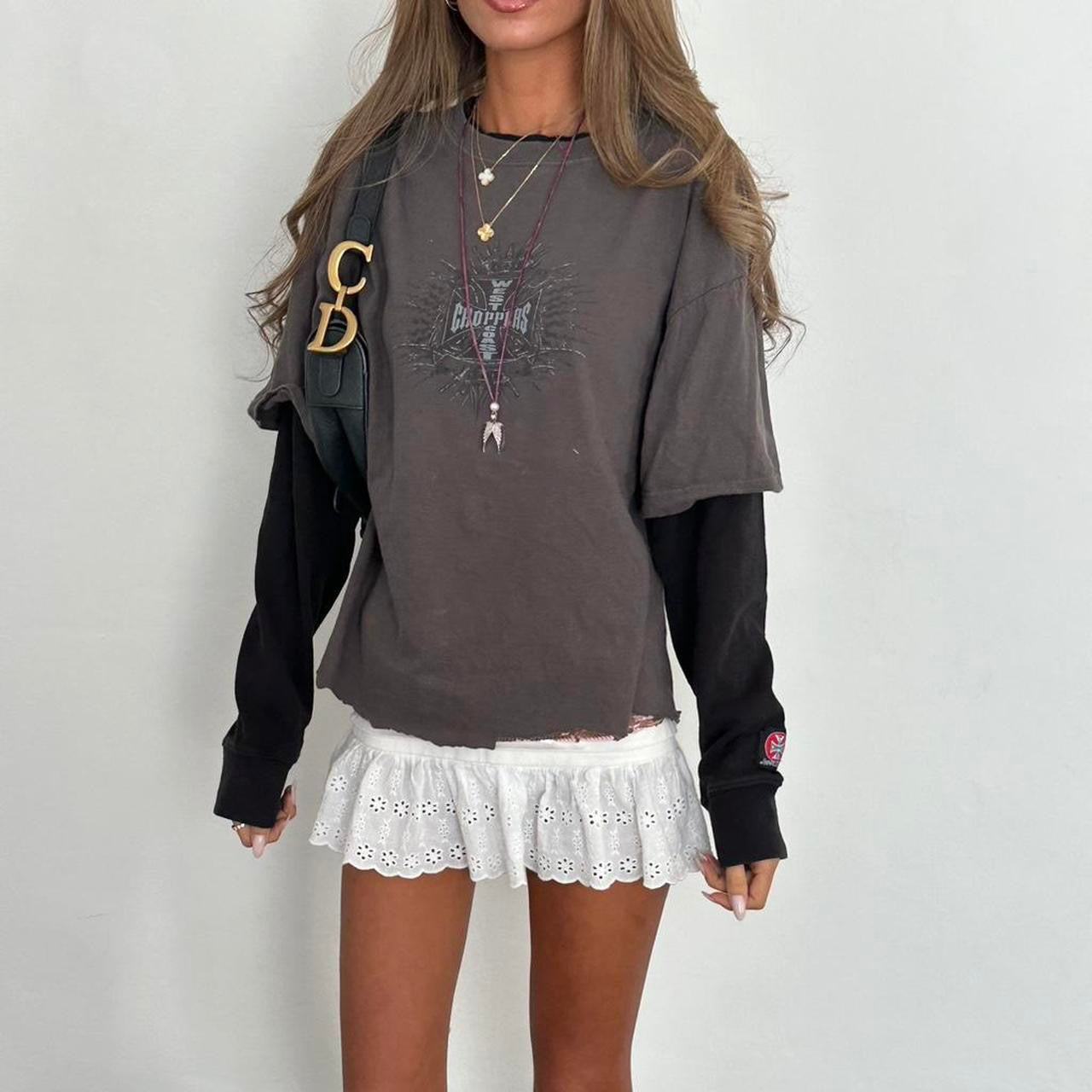 Vintage West Coast Choppers long sleeve oversized top