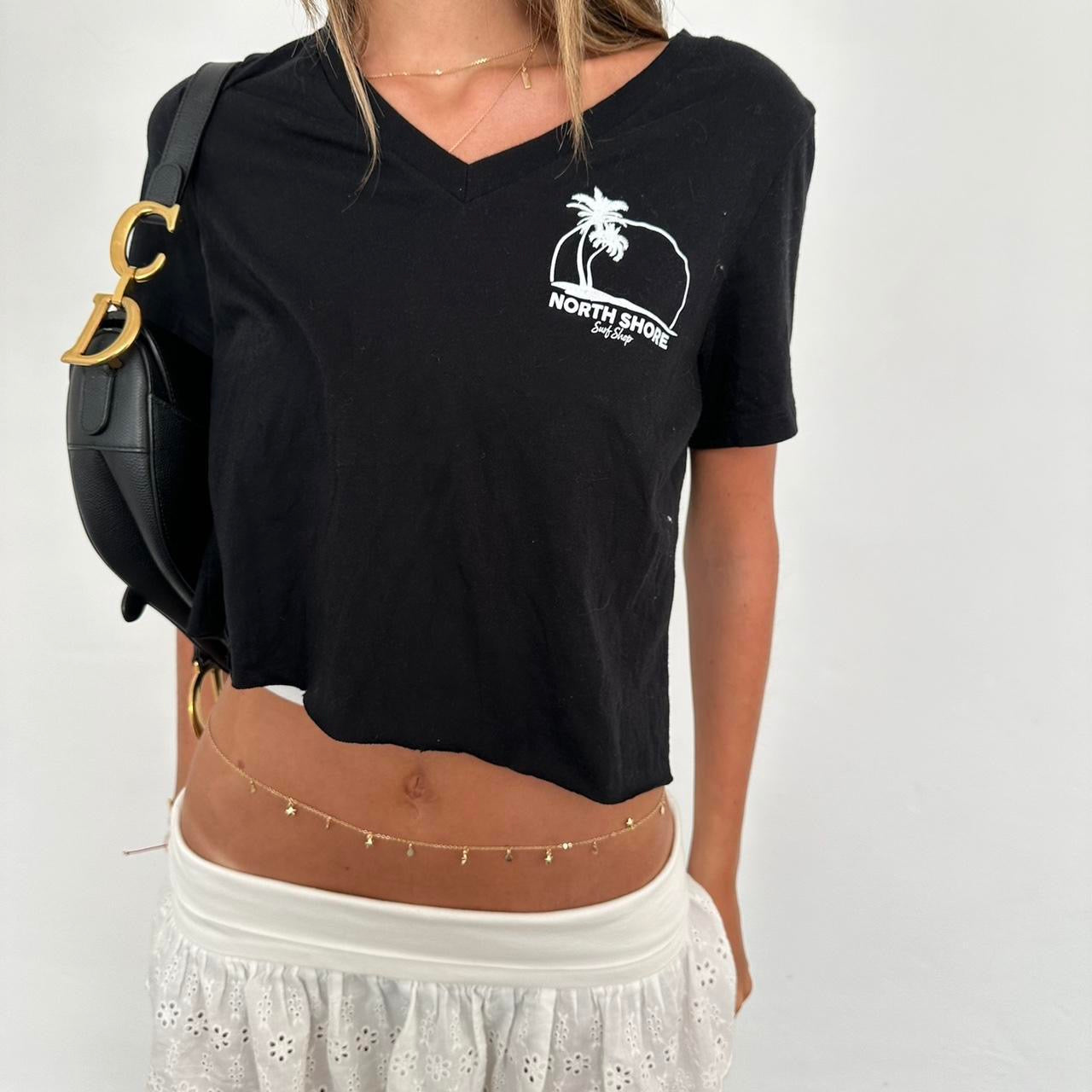 Vintage black north shore Hawaii top 🖤