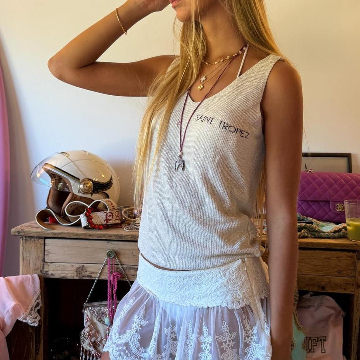 Vintage 00s Saint Tropez top