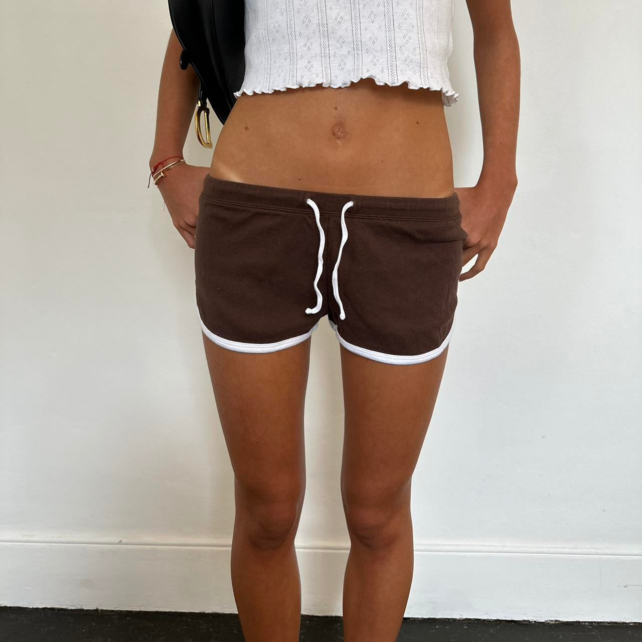 Vintage chocolate brown Hawaii shorts