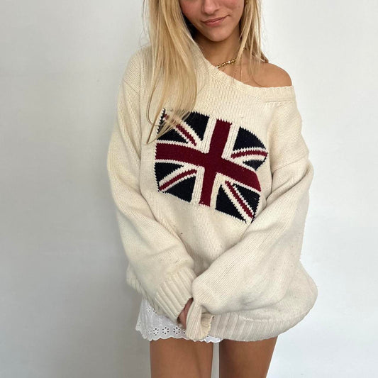 Vintage Union Jack 🇬🇧 knitted sweater 💓😍