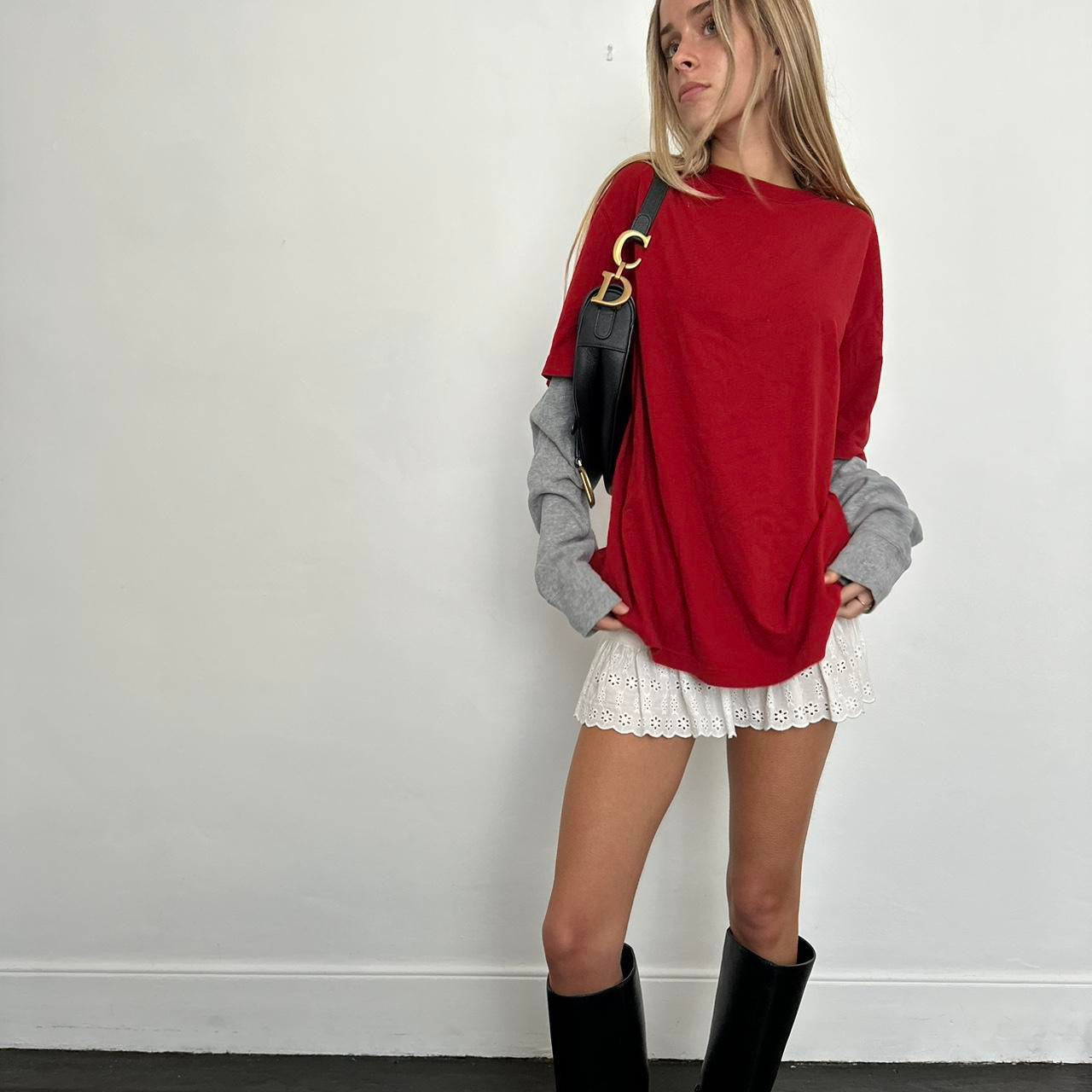 Vintage 90’s Skater long sleeves double layered top