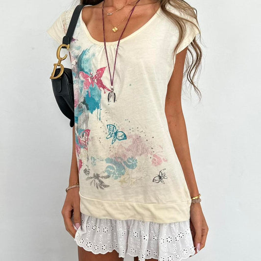 Vintage 2000s butterfly top