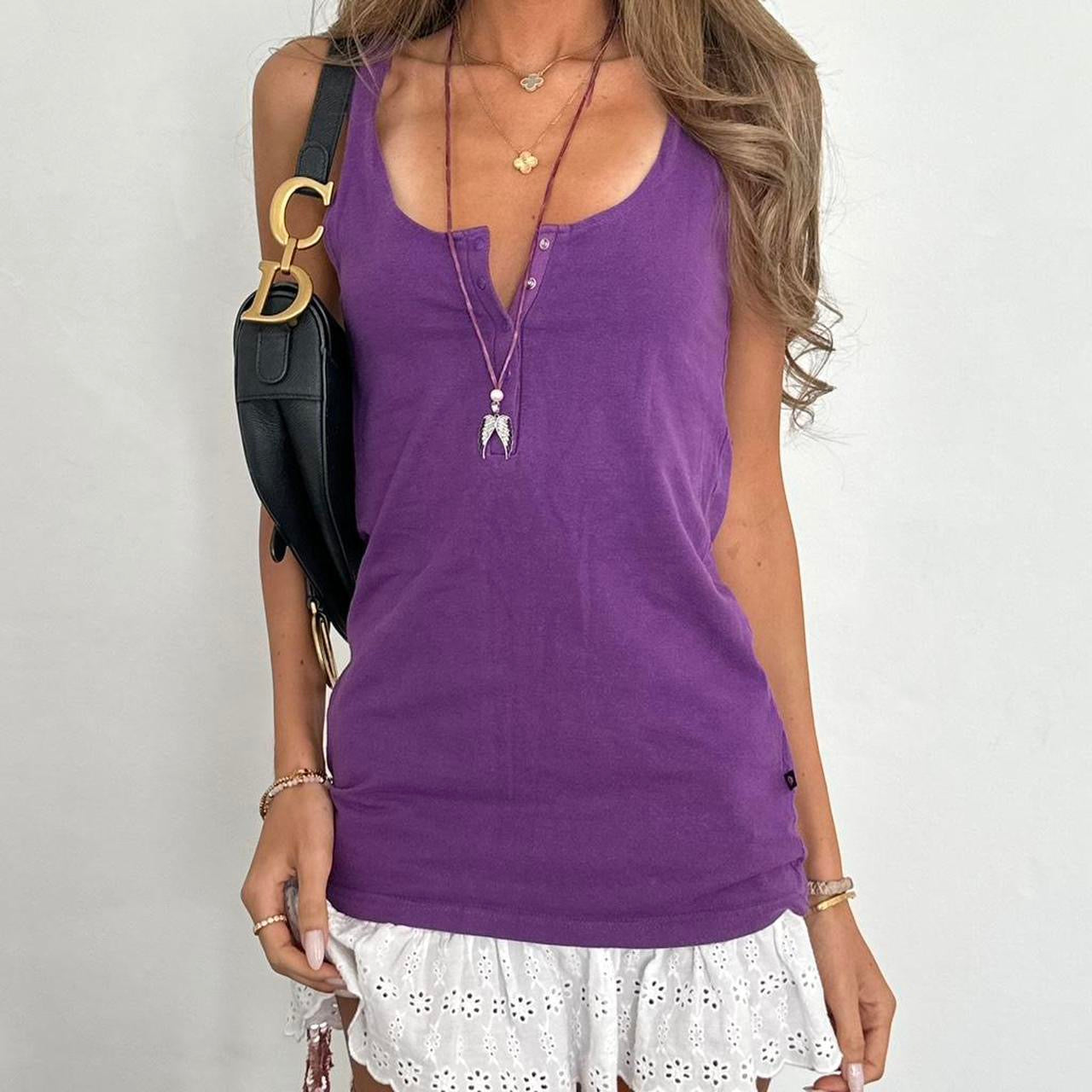 Vintage 00s purple cami top