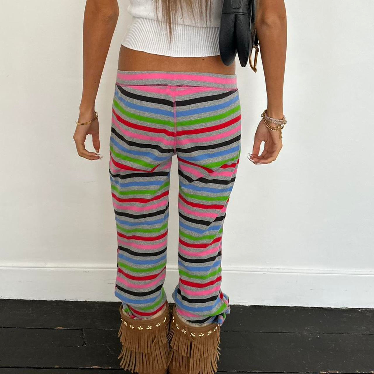 Vintage 2000’s Victoria’s Secret rare striped pants