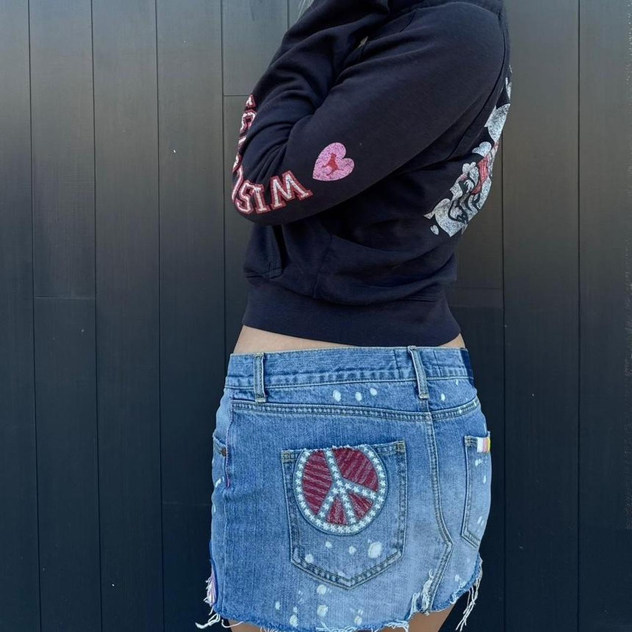 Vintage 90’s Victoria’s Secret denim mini skirt
