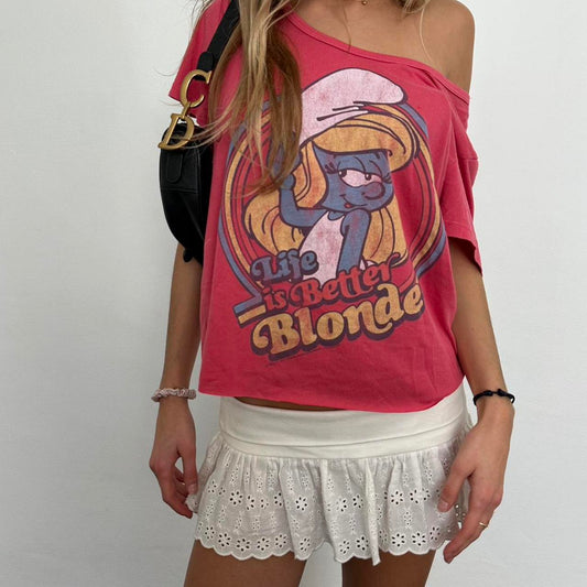 Vintage 90’s ‘Life is better blonde’ top