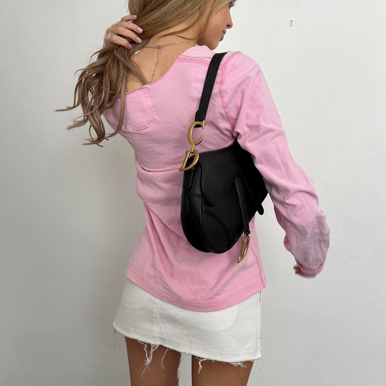 Vintage Abercrombie and Fitch pink off shoulder top