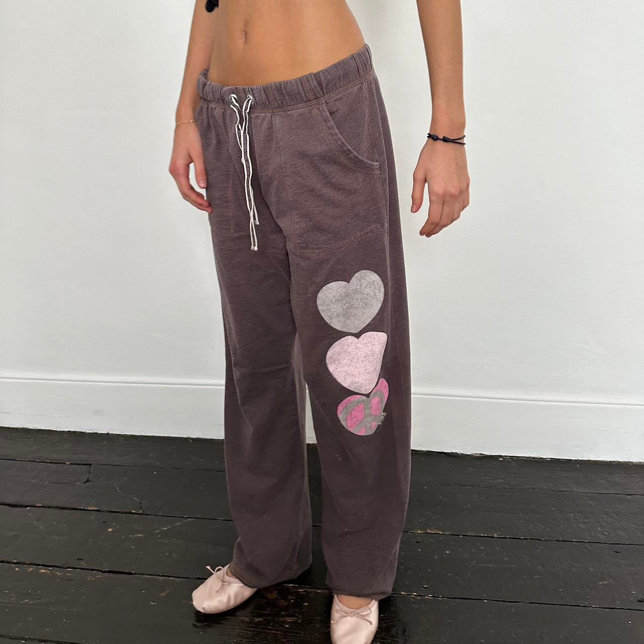 Vintage 2000’s Victorias Secret Pink brown sweatpants