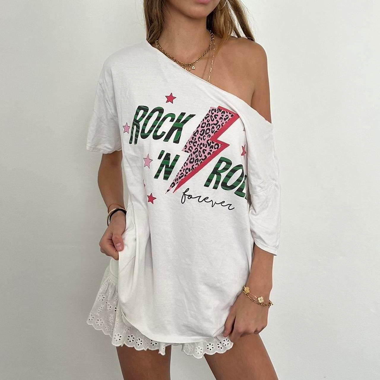 Vintage Rock & Roll top ⚡️💕