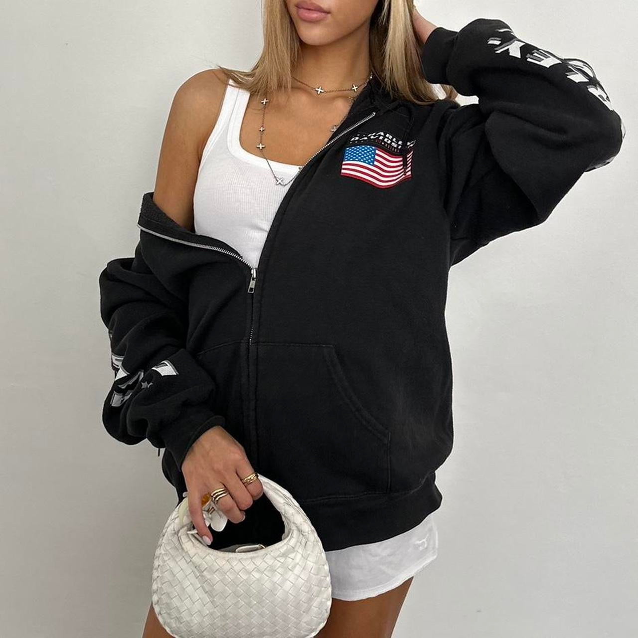 Vintage 90’s Harley Davidson zip up hoodie