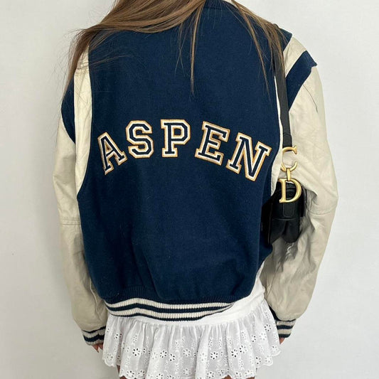 Vintage 90s rare ASPEN varsity jacket