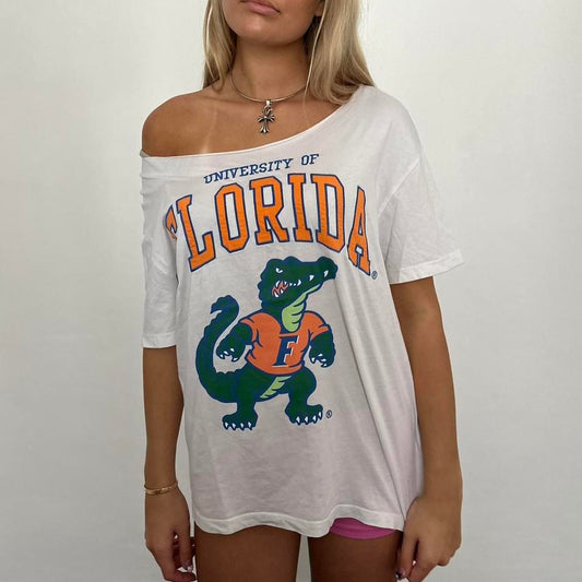 Vintage University of Florida off the shoulder top