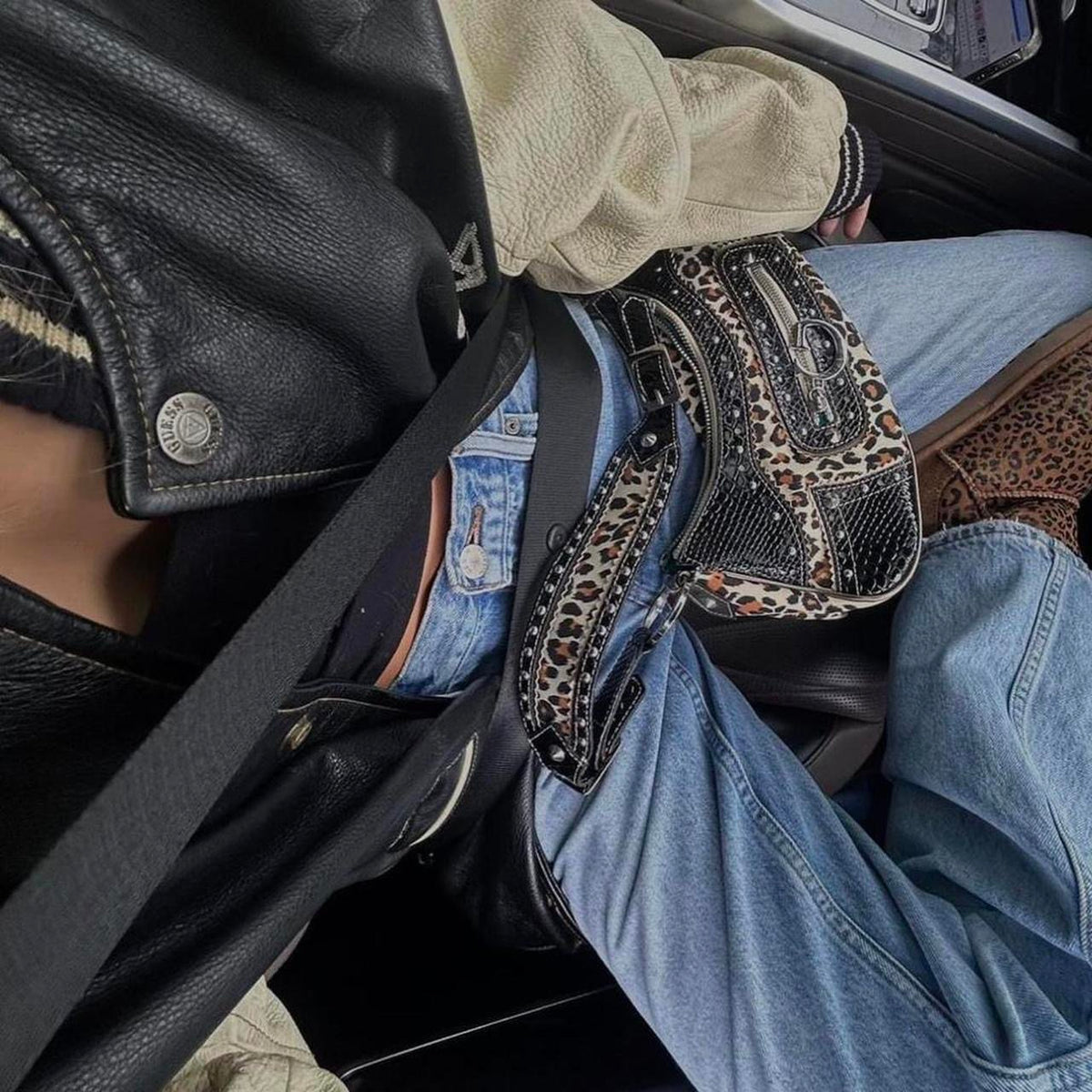 Vintage 2000s leopard print Ugg boots
