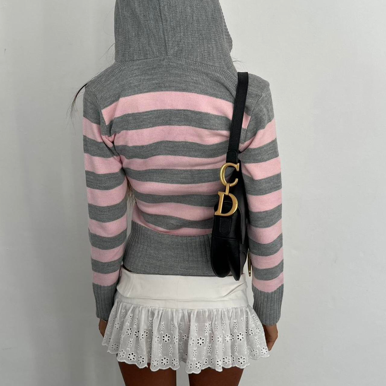 Vintage 2000’s pink and grey hoodie