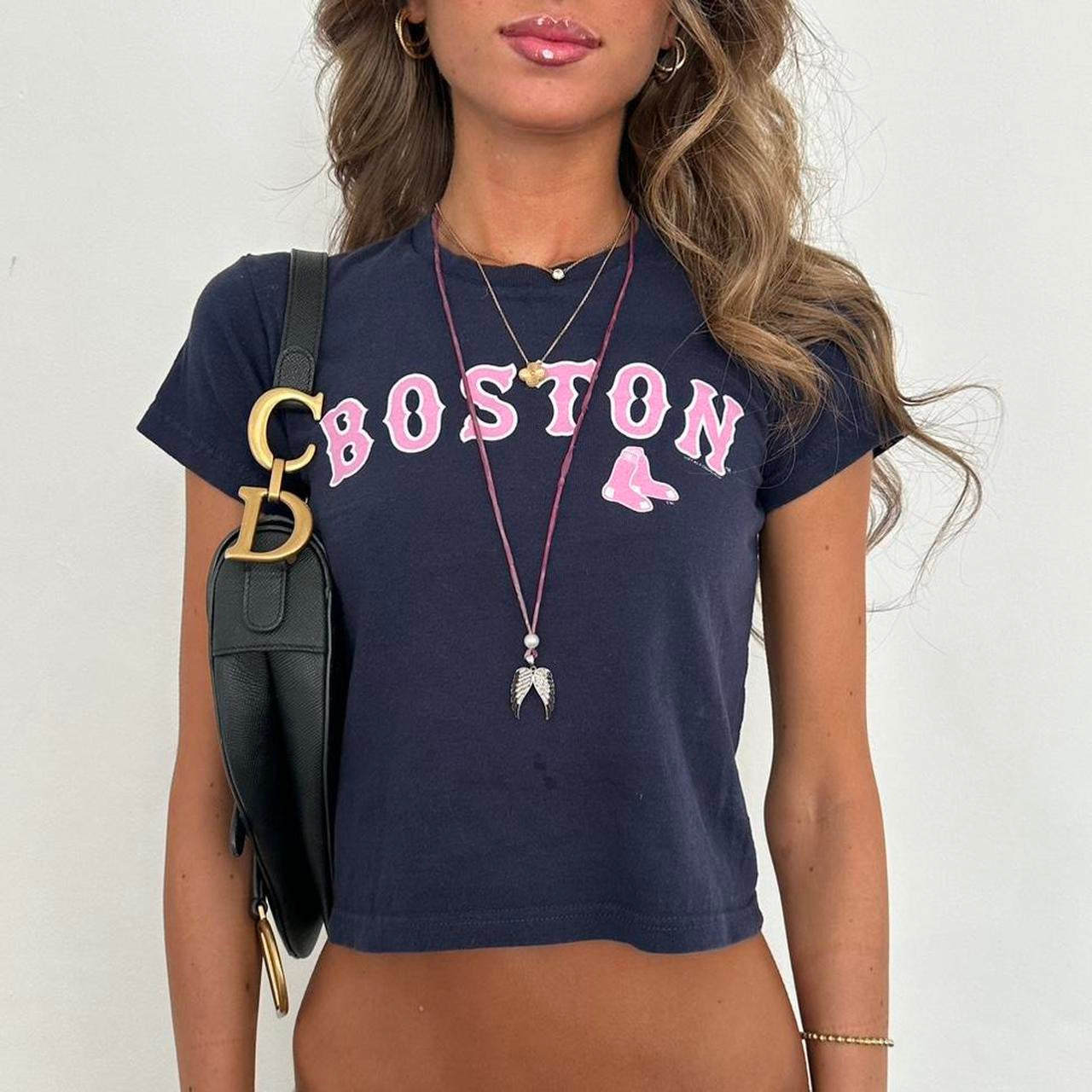 Vintage Boston graphic baby tee