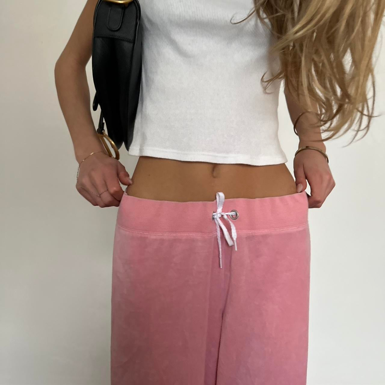 Vintage 2000’s Victorias Secret pink velvet  sweatpants