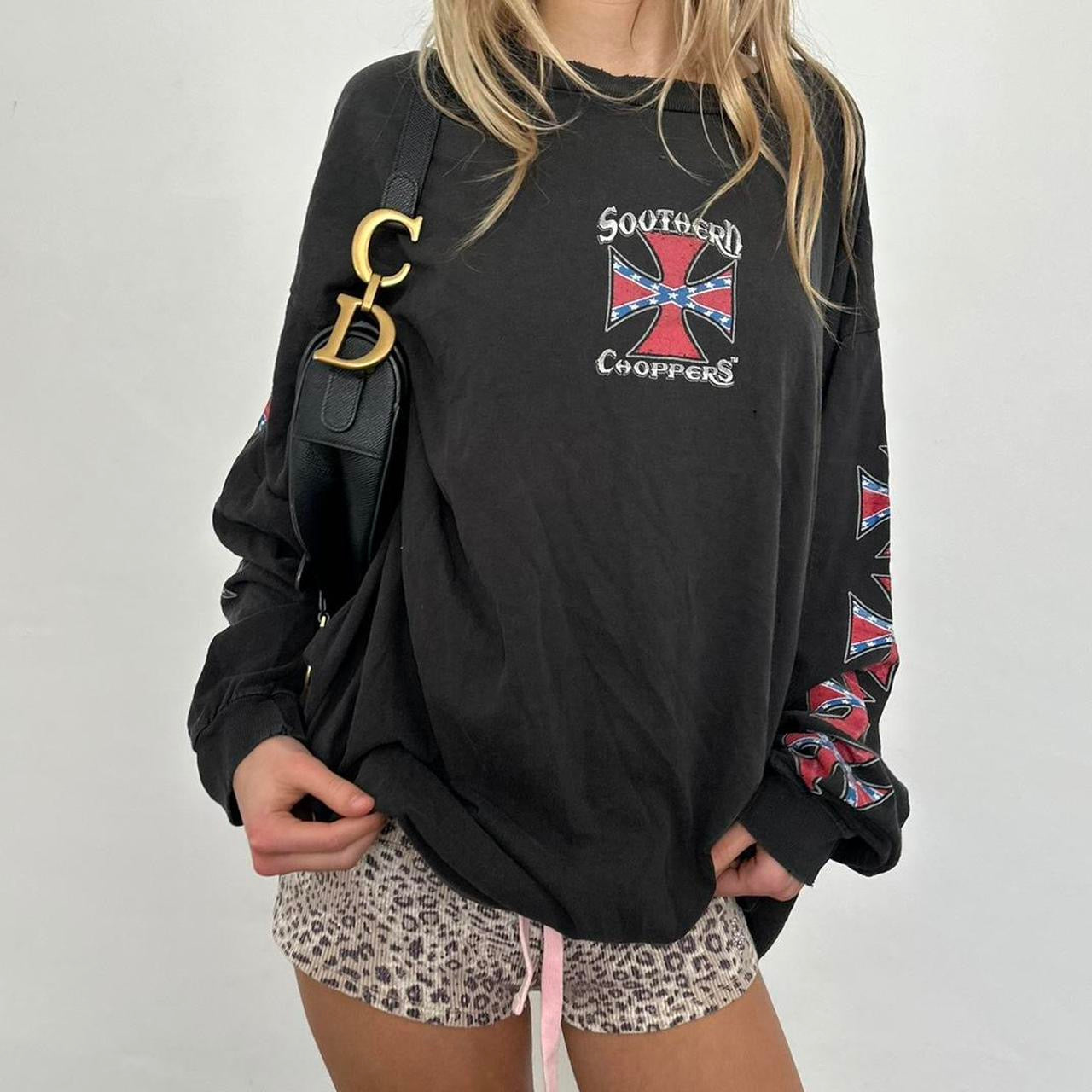 Vintage long sleeve skater oversized top