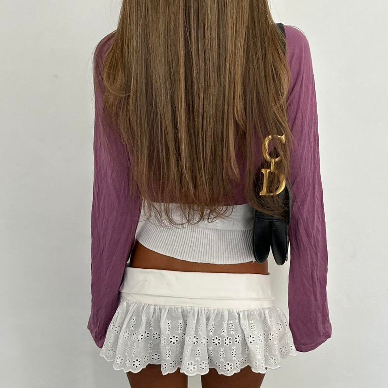 Vintage 2000s purple cardigan top