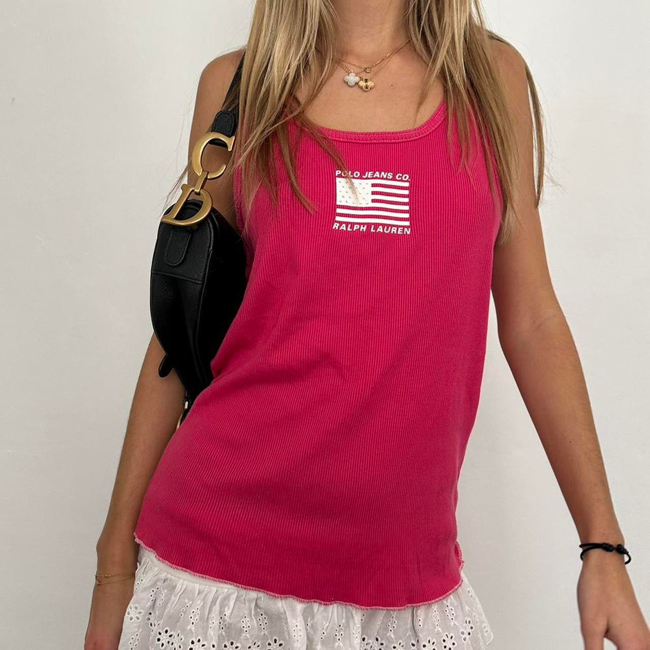 Vintage 2000’s pink Ralph Lauren cami top