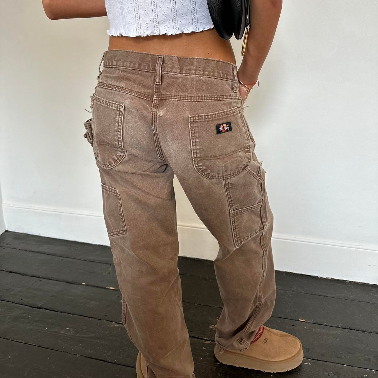 Vintage chocolate brown Dickies 90s