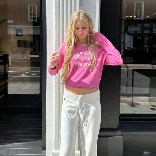 Vintage Abercrombie and Fitch pink sweatshirt