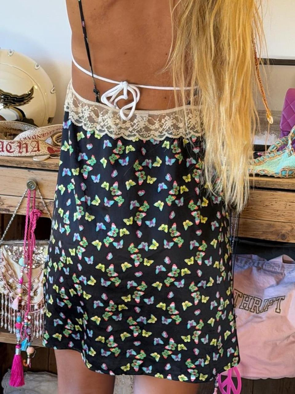 Vintage 00’s Victoria’s Secret butterfly babydoll top