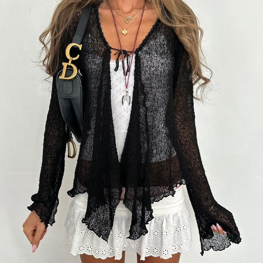 Vintage 2000’s black cardigan top