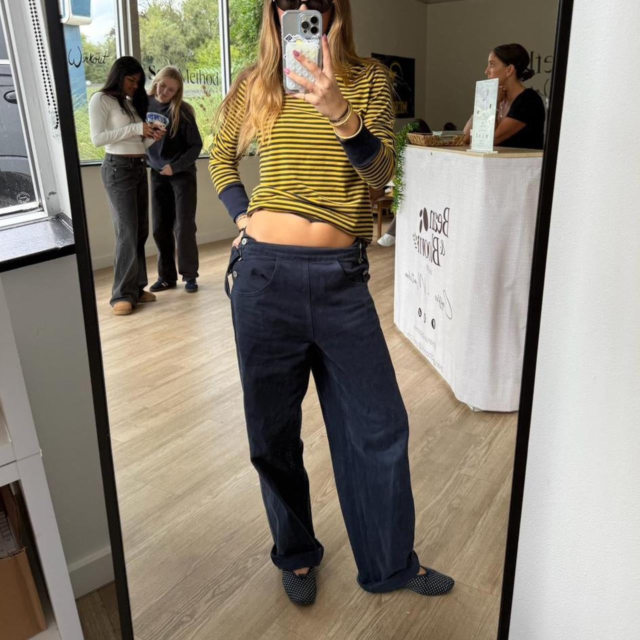 Vintage Laura Ashley striped long sleeve top