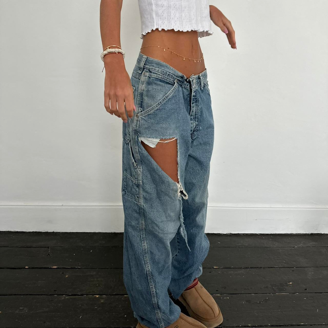 Vintage 90s blue wash jeans