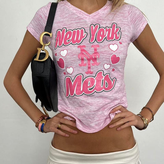 Vintage New York Mets baby tee