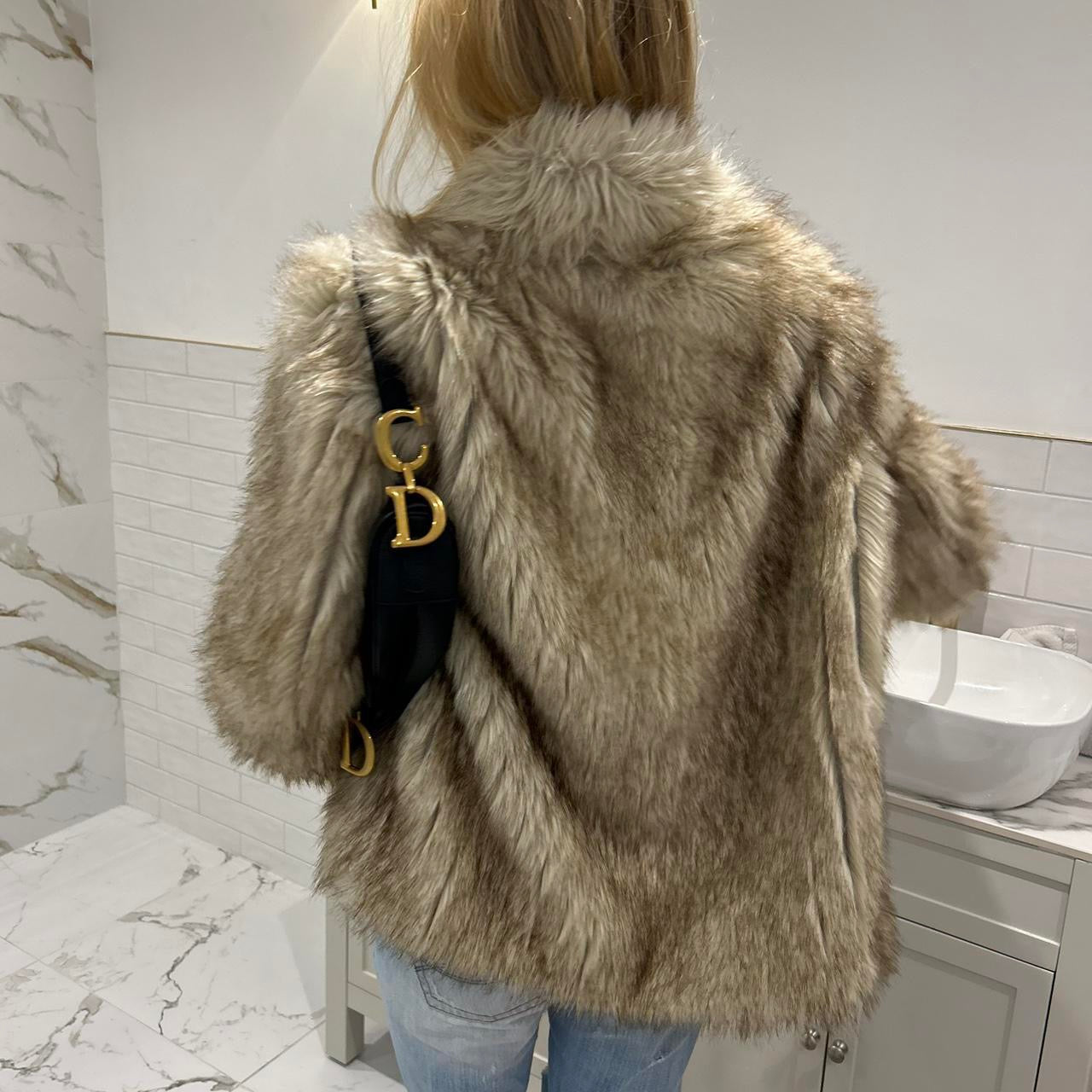 Vintage 2000’s faux fur jacket