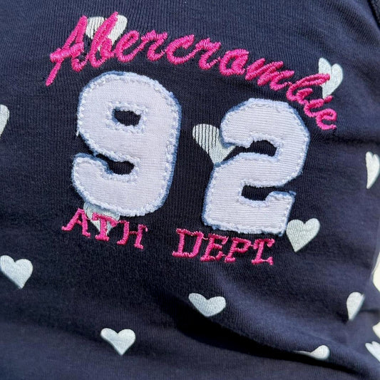 Vintage Abercrombie and Fitch heart print tank top 🧺