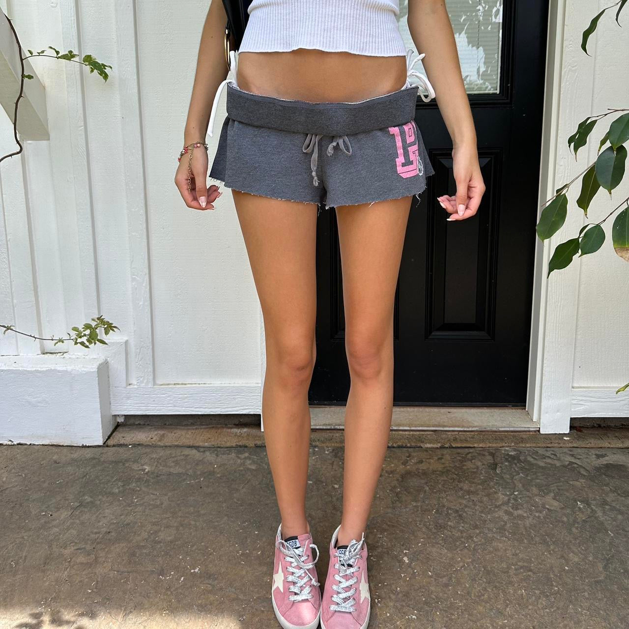 Vintage Victoria’s Secret 2000’s Pink & grey shorts