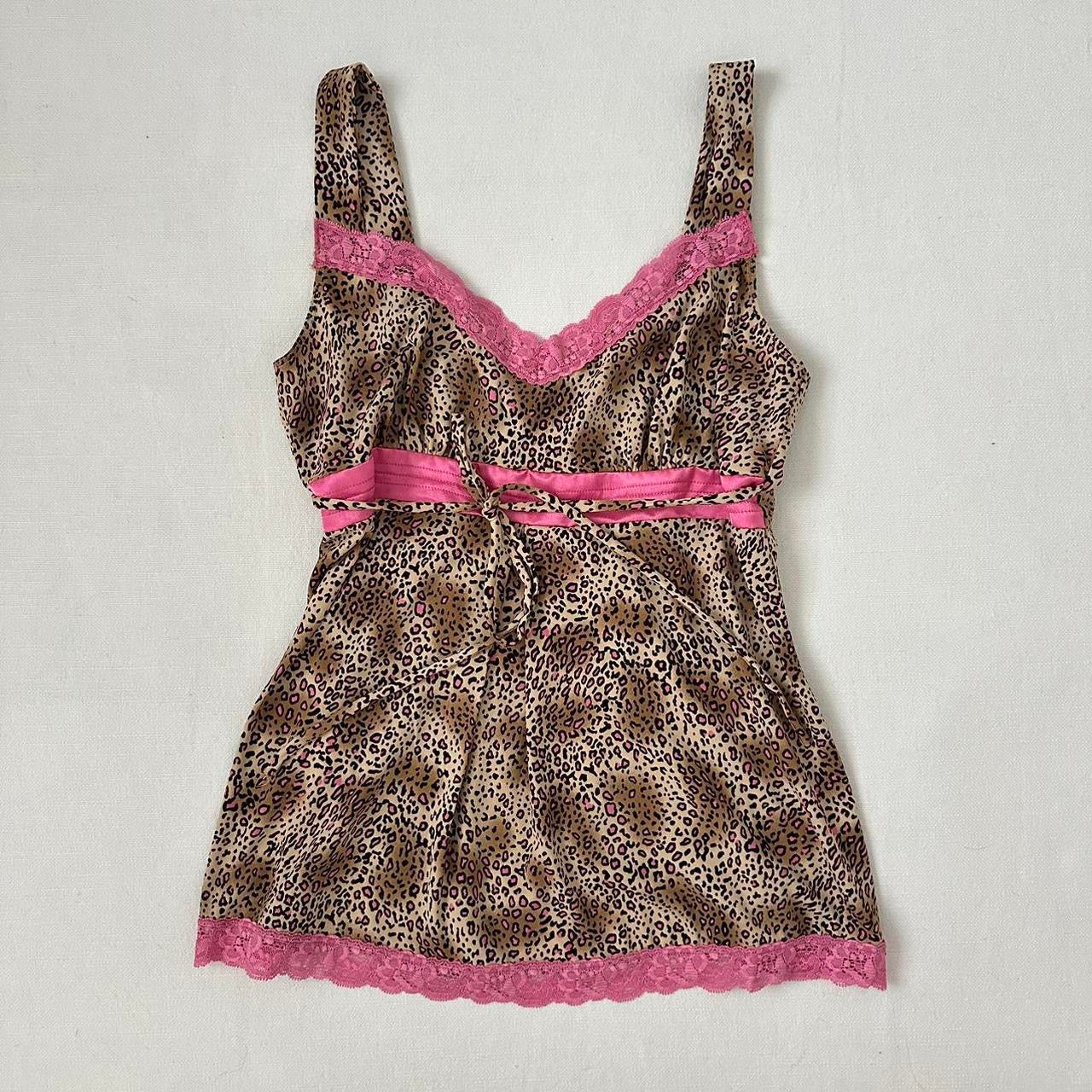 Vintage 90’s leopard babydoll top