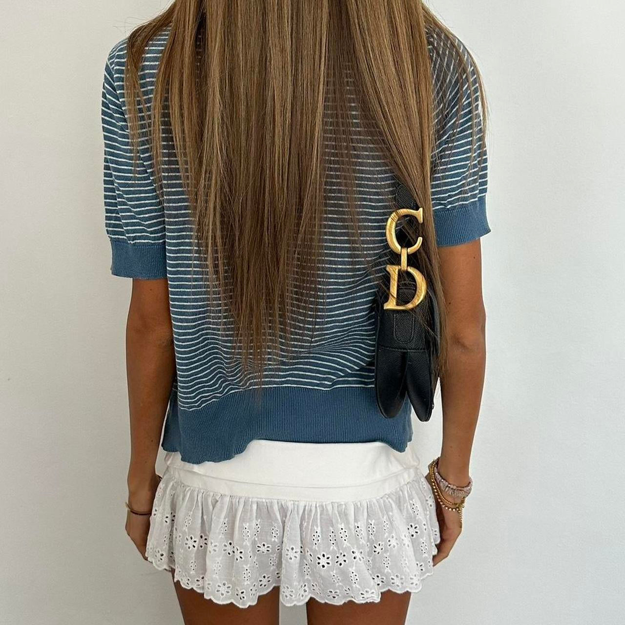 Vintage 2000s striped layering top