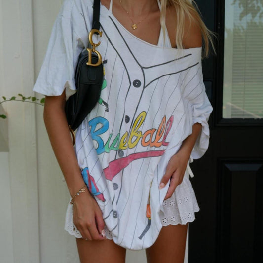 Vintage baseball jersey T-shirt