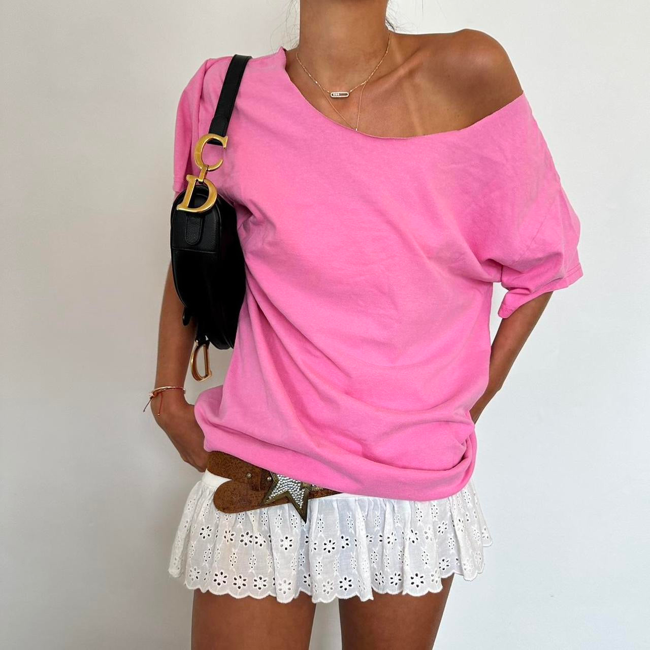 Vintage 90’s basics pink top